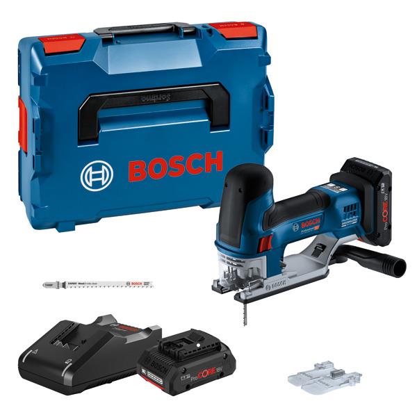 Aku.vbodna žaga
 GST 18V-155 SC
 + L-Box