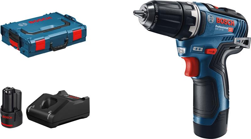 Aku.vrtalni vijačnik
 GSR 12V-35
 + L-Bo