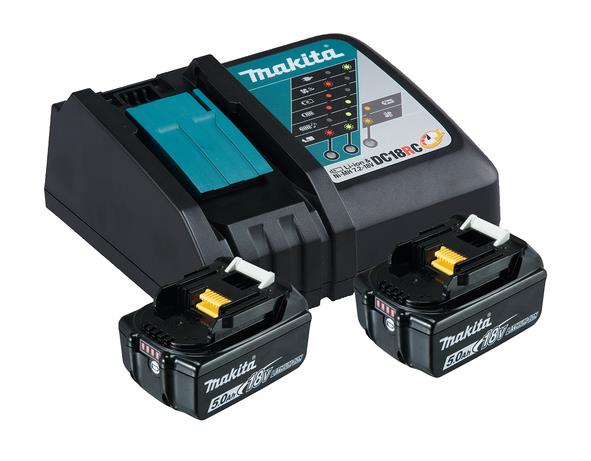 LXT power set 2xBL1850B, DC18RC