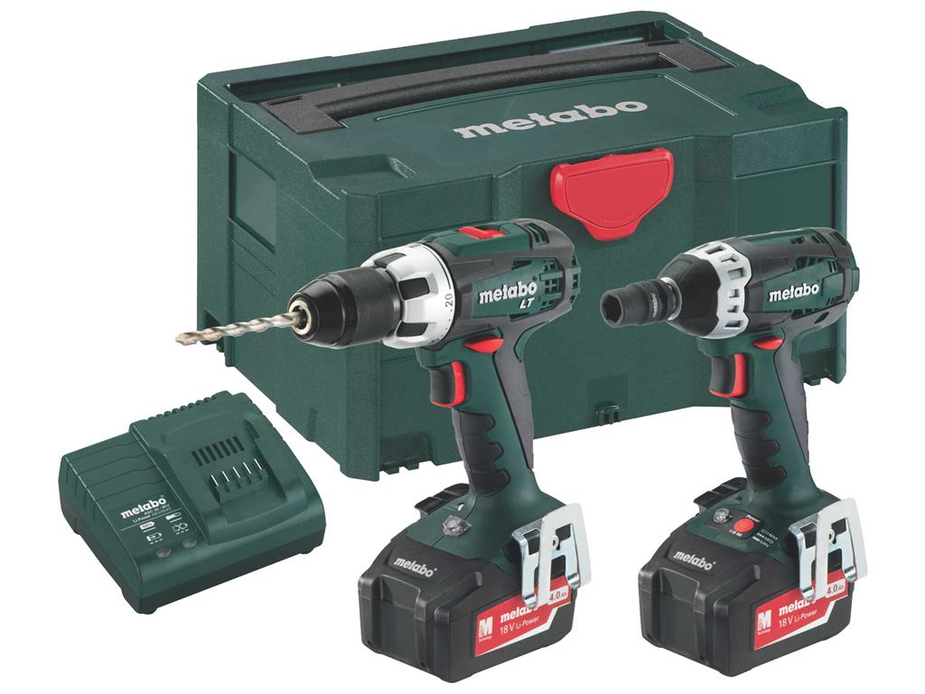 METABO Combo 2.1.2 BS 18 LT + SSW