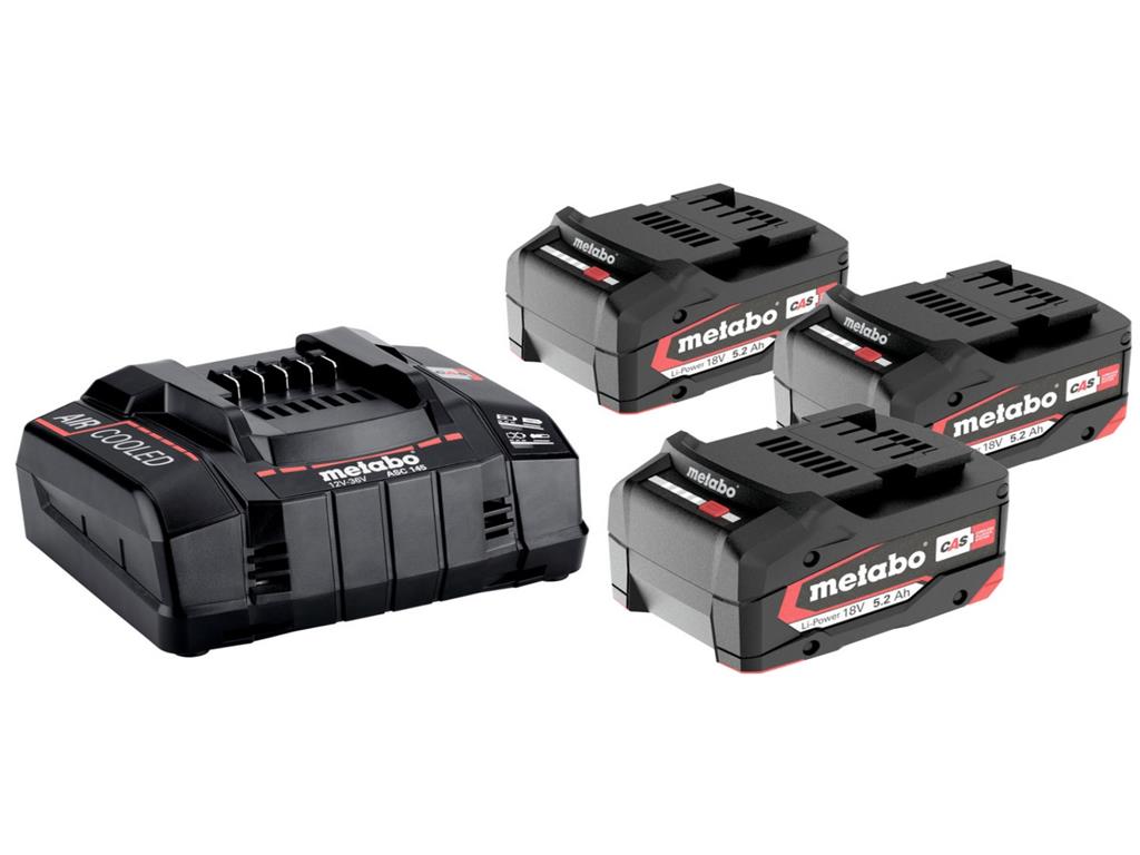 18V Basic-Set 3x 5.2 Ah