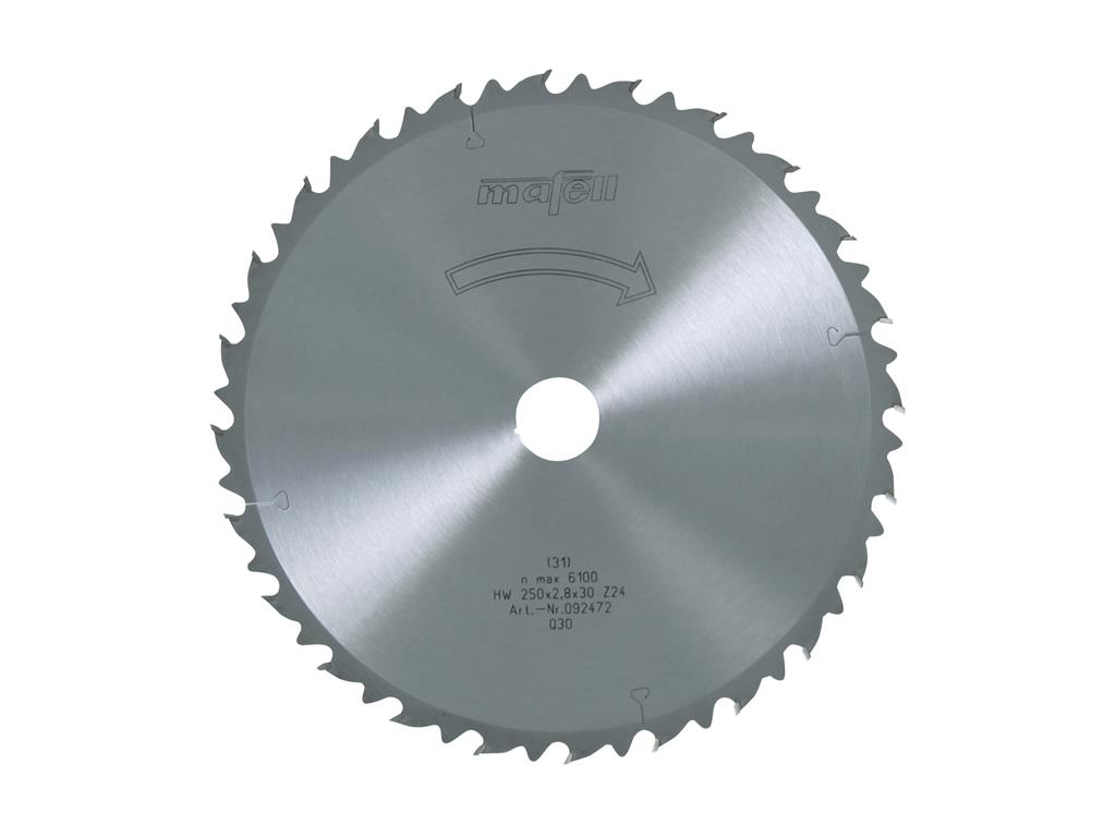 List krožne žage-HM O250x2.8x30 24Z/WZ