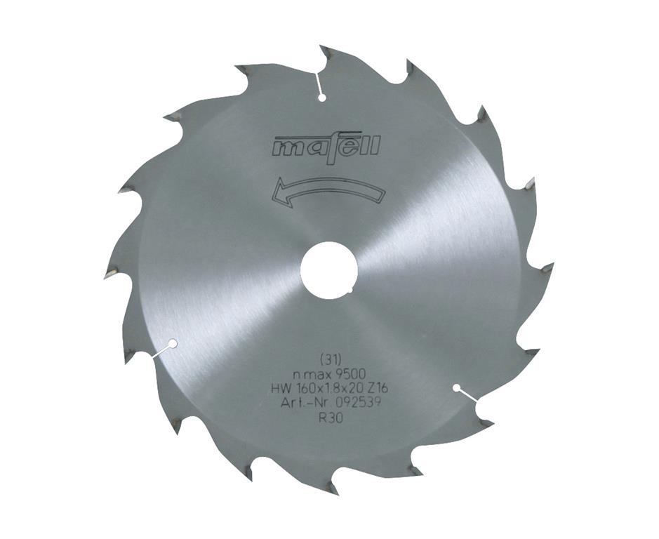 List krožne žage-HM O160x1.8x20 16Z/WZ