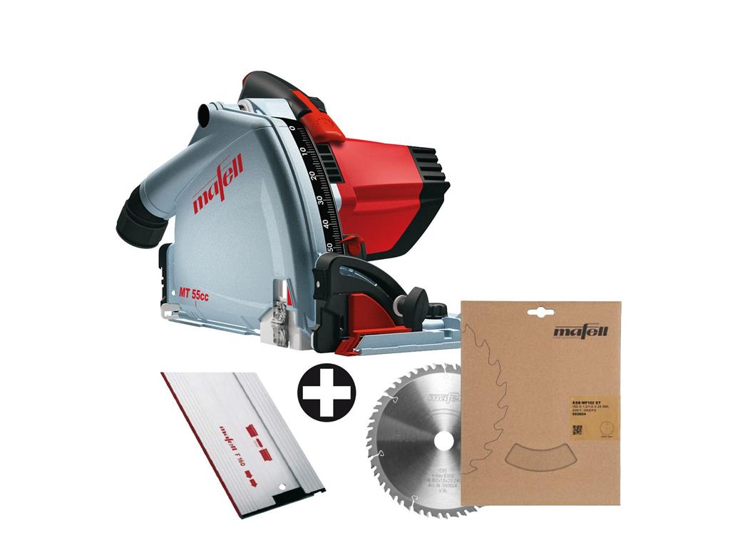 MT55 cc potopna žaga Fan-Set+vodilo 160