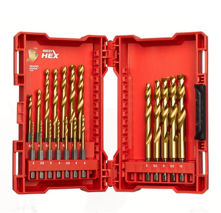 Metal Drill ShW HSSTiN CD Set-19pc