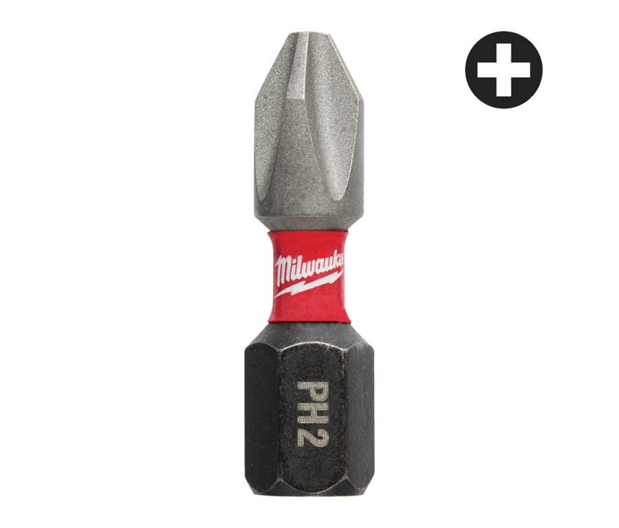 S/Bit ShW PH2 25mm-2pc