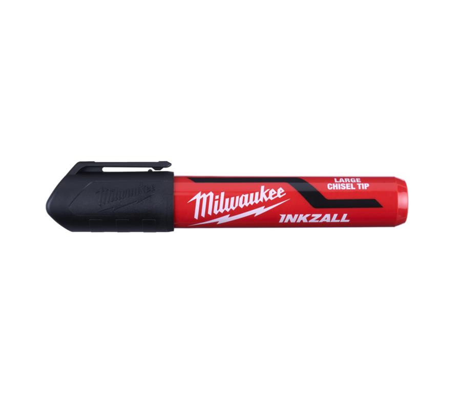BLACK L CHISEL TIP MARKER (3PK)
