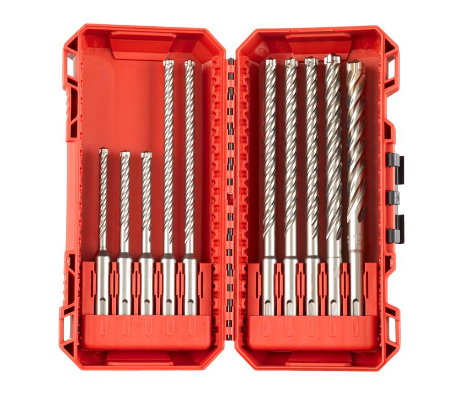 Set svedrov SDS-PLUS MX4 - 10 delni