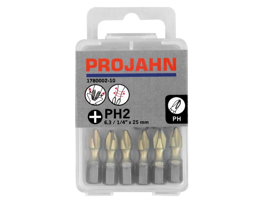 1/4" STAR Bit L25mm PH2 ZrN;-PE10