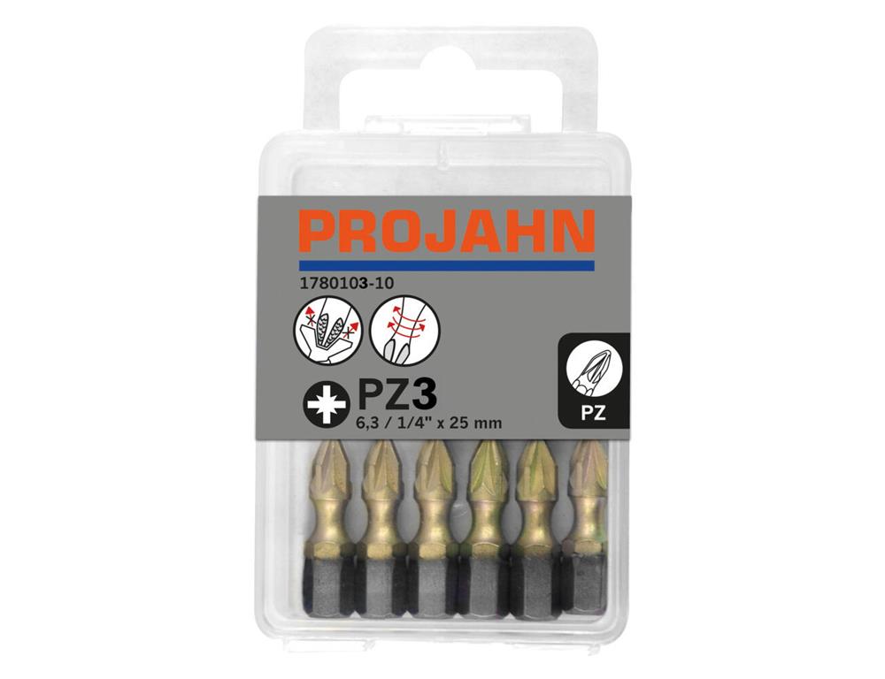 1/4" STAR Bit L25mm PZ3 ZrN;-PE10