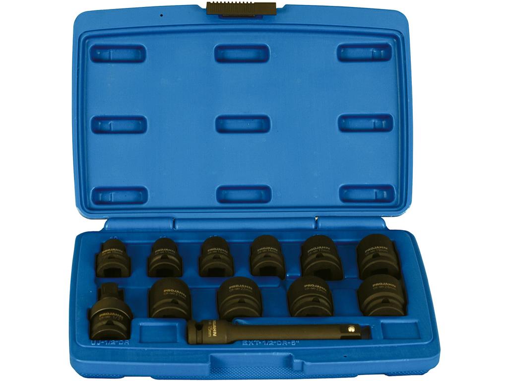 1/2" Set Ud.natični ključ 12-del
