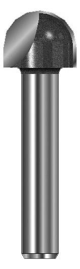 Okrogli rezkar D 12,7 mm,