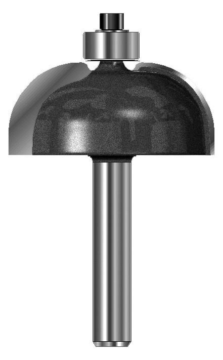 Okrogli rezkar z ležajem D 31,7 mm
