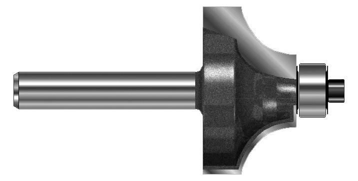 Četrtinski rezkar D 38,1 mm