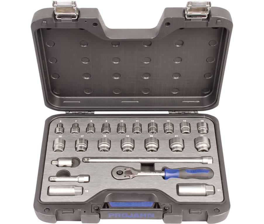3/8" Set PRO natičnih ključev; 23-delni