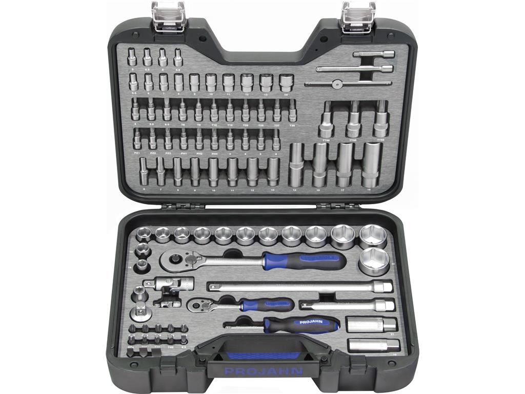 1/4"+1/2" Set PRO natič.ključev; 91-del