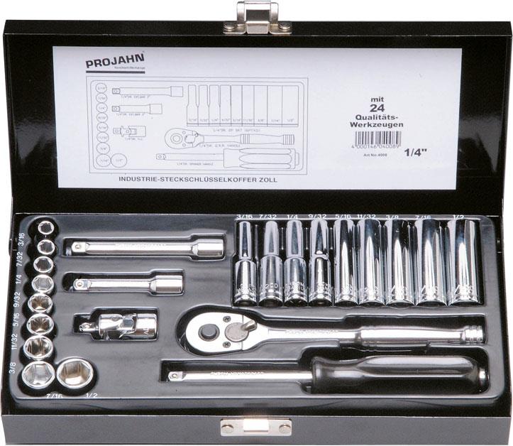 1/4" Set PRO natičnih ključev 23-del