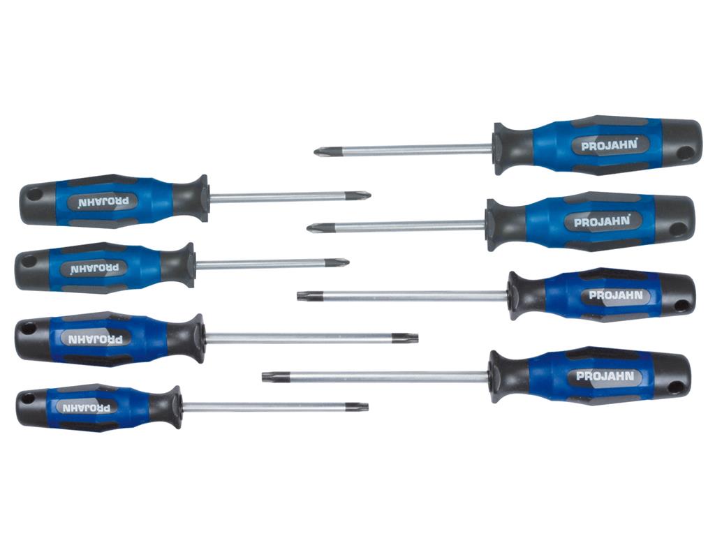 Izvijač Set 8tlg (PH+PZ+Torx)