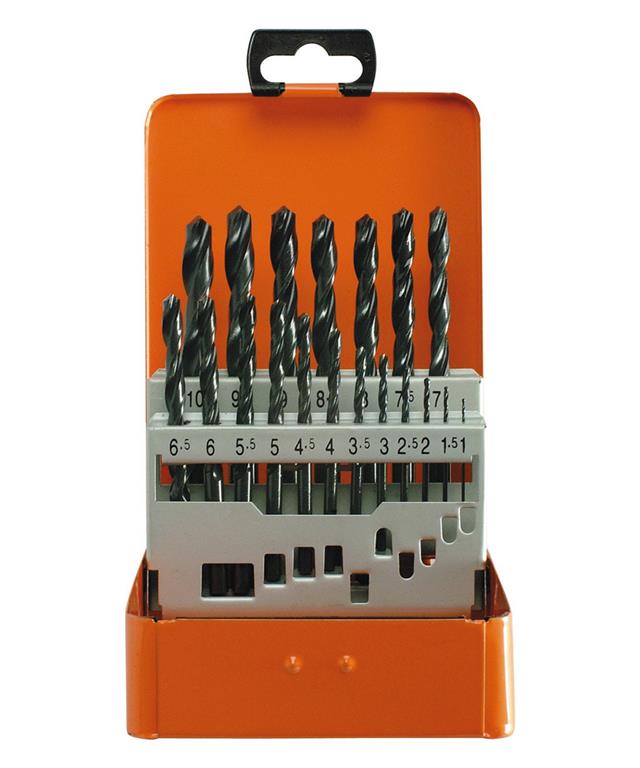 HSS-R kaseta s svedri 19tlg 1-10 mm
