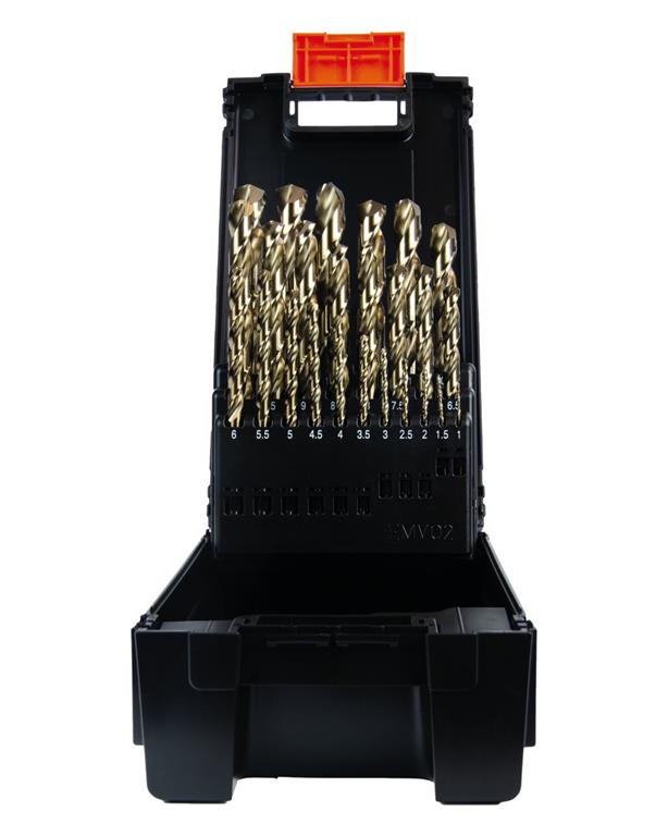 Sveder DIN338;Typ Co8% Set 25-tlg.1-13 m