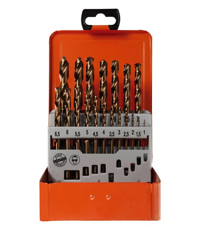 HSS-G kaseta s svedri 19tlg 1-10 mm ECO