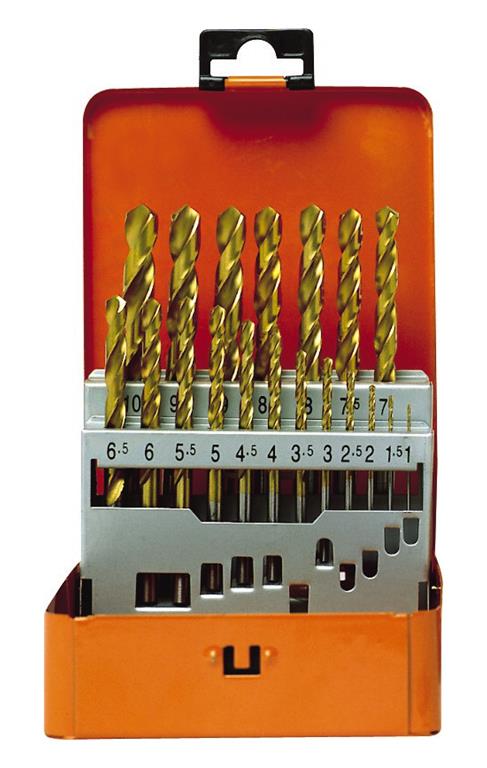 HSS-G kaseta s svedri 19tlg 1-10 mm
