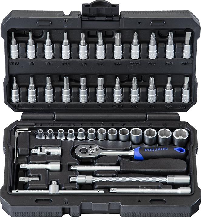 1/4" Set STAND.natični ključi; 46-del