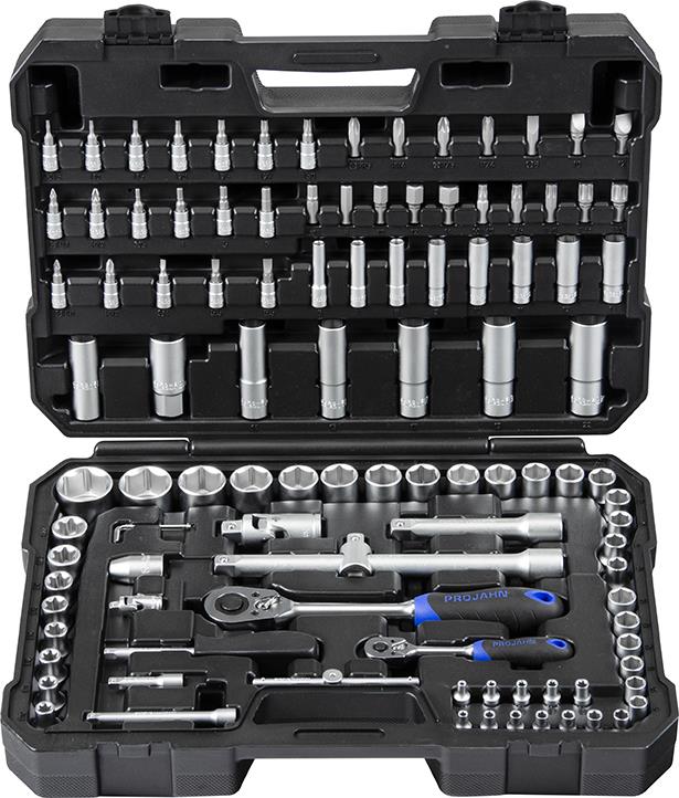 1/4"+5/16"+1/2" Set natič.ključ; 108-del