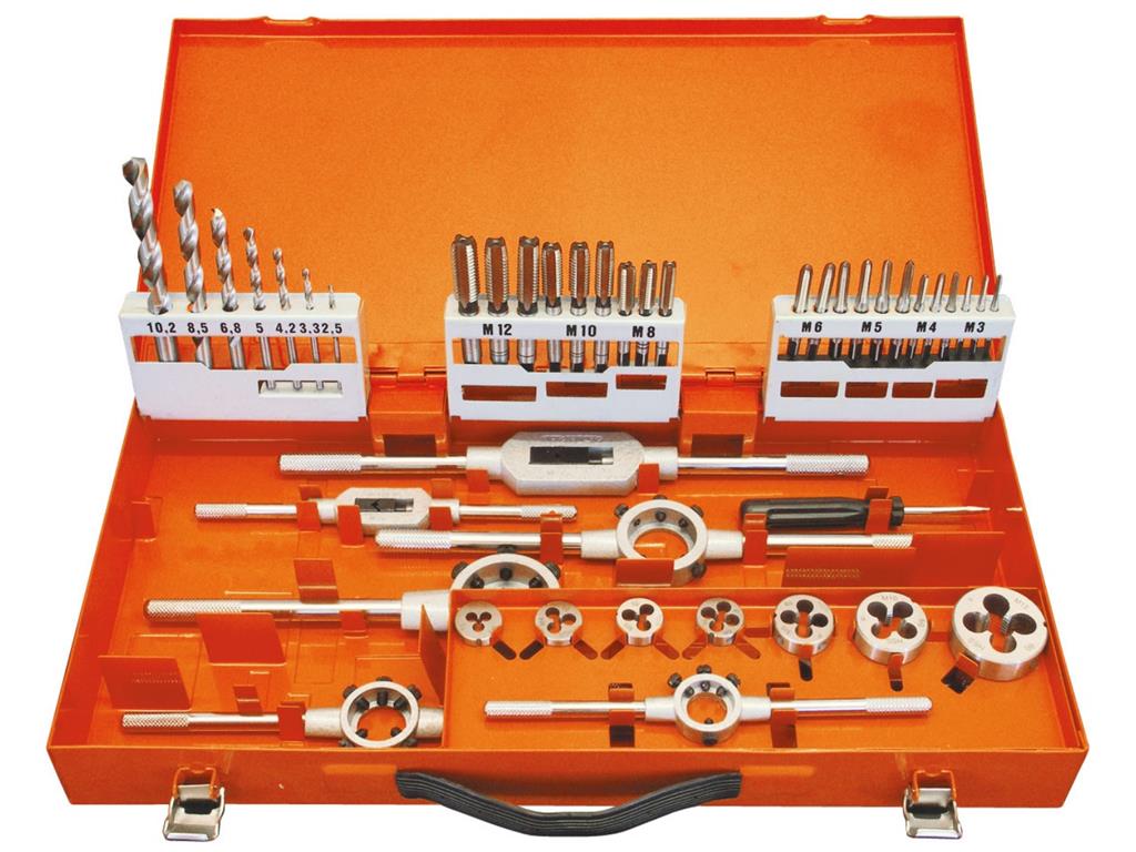 Navojni svedri Set HSS-G 44del;M3-M12