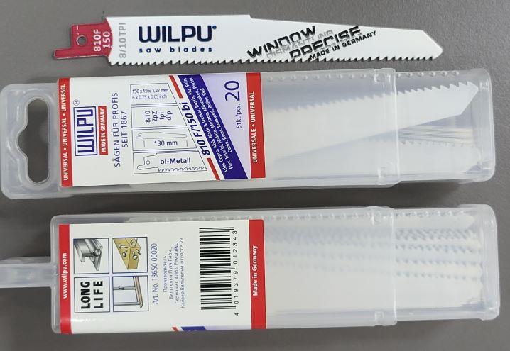 WILPU 810F/150 Window dismantling (PE20)
